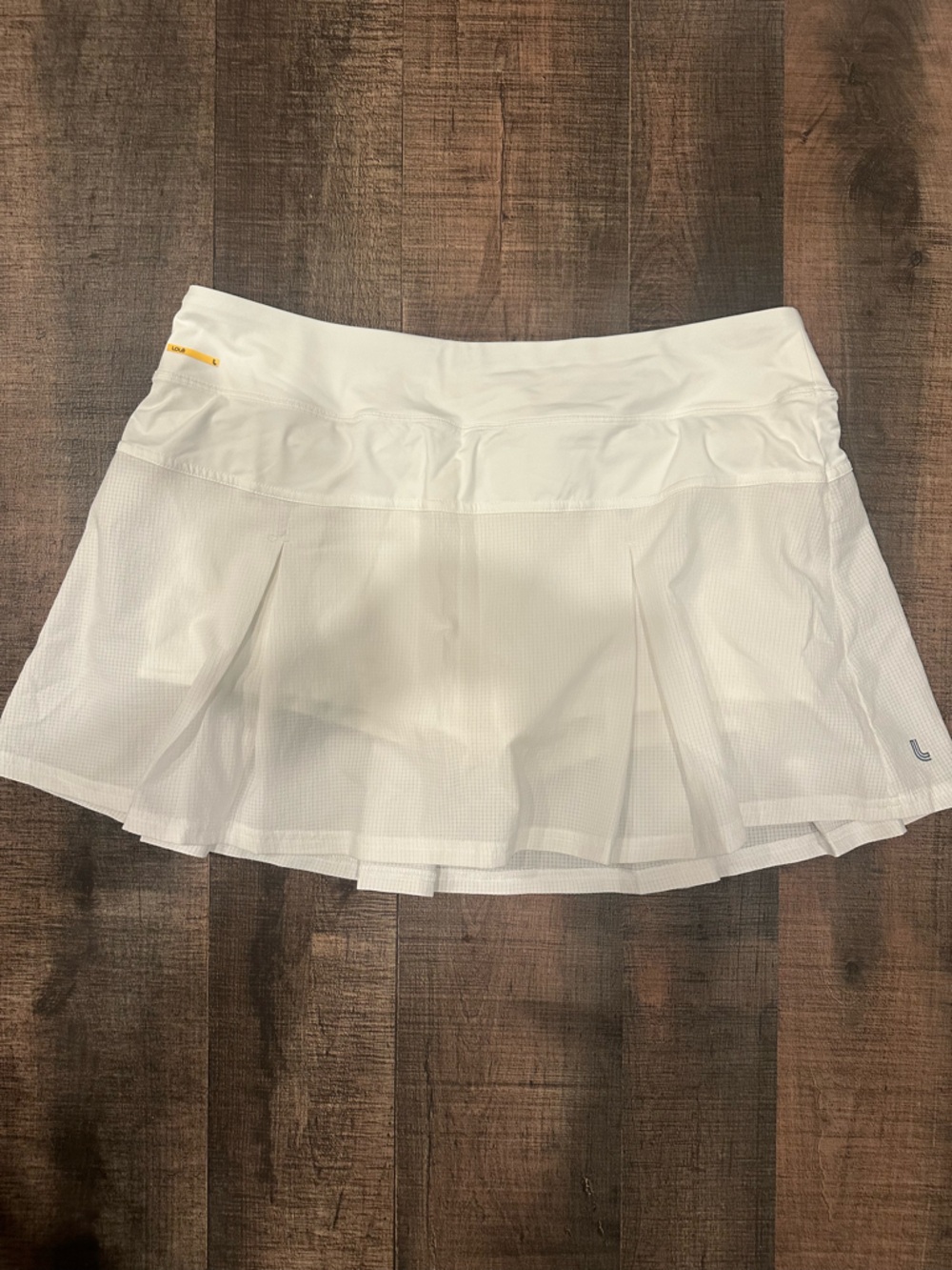 Lole White Pleated Athletic Skort
